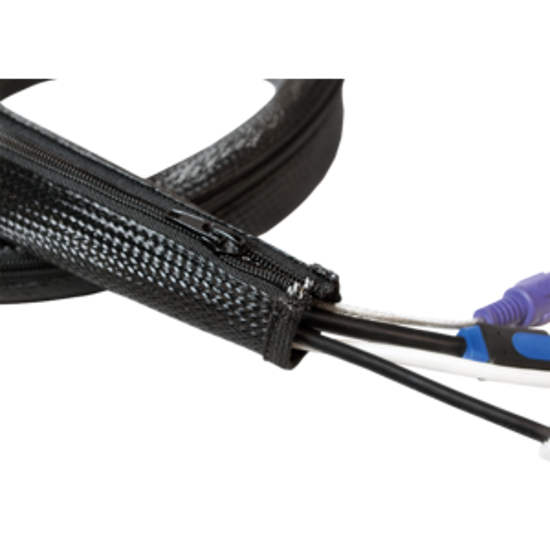 Picture of LogiLink  fleksibilna zaštita za kablove sa rajfešlusom 1m x 50mm crna