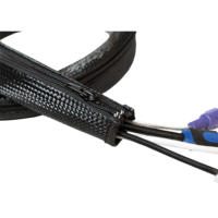 Picture of LogiLink  fleksibilna zaštita za kablove sa rajfešlusom 2m x 50mm crna