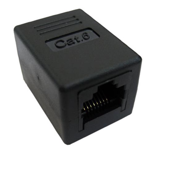 Picture of Secomp Value RJ45 Coupler Cat6, UTP, black
