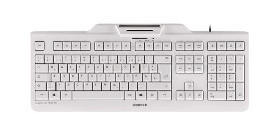 Picture of Cherry KC-1000SC tastatura sa čitačem smart kartica, USB, bela