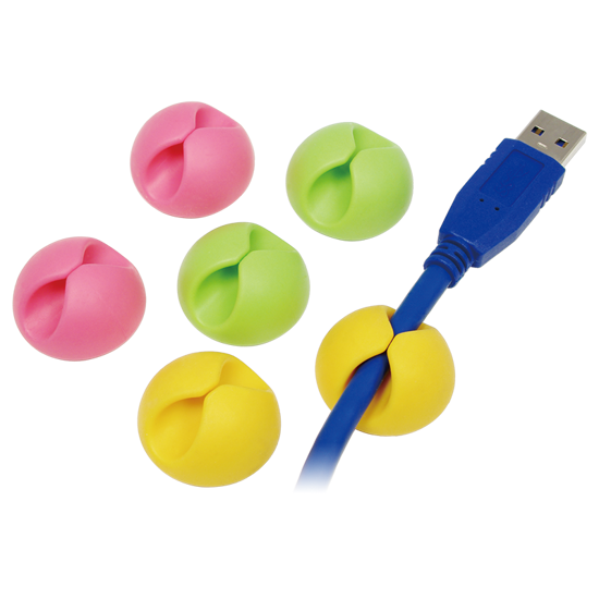 Picture of LogiLink držači za organizovanje kablova  6 kom. fancy