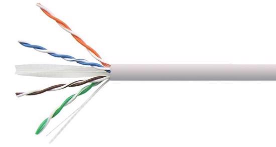 Picture of Lansan UTP CAT6 Wall kotur 305m, cross, sivi