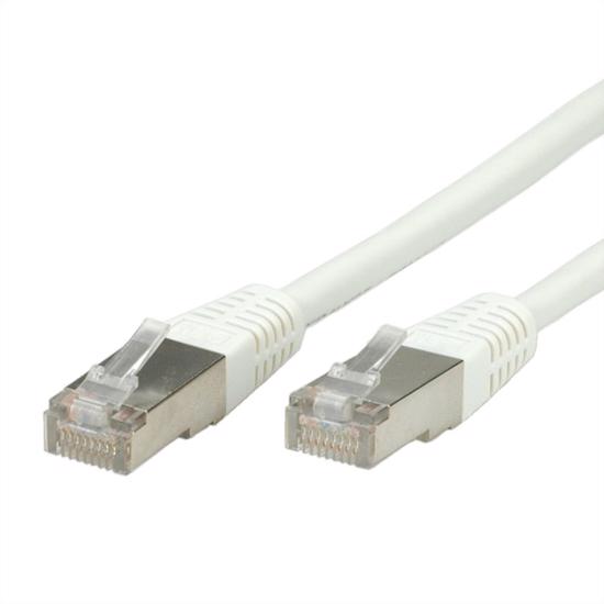 Picture of Secomp Value S/FTP (PiMF) PatchCord Cat6/Cl.E white 0.5m