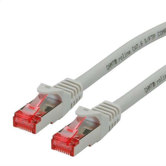 Picture of Secomp Roline SFTP (PiMF) PatchCord Cat6/CompLv, LSOH, sivi, 20.0m