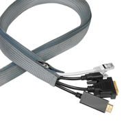 Picture of LogiLink  fleksibilna zaštita za kablove sa rajfešlusom 1m x 30mm siva