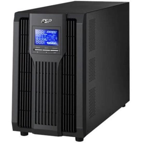 Picture of FSP UPS CH-1103TS (PPF24A1800) 3000VA/2700W, Online, Tower, Šuko*4, 230V/53Hz, USB, Intel. Slot, 6x9Ah
