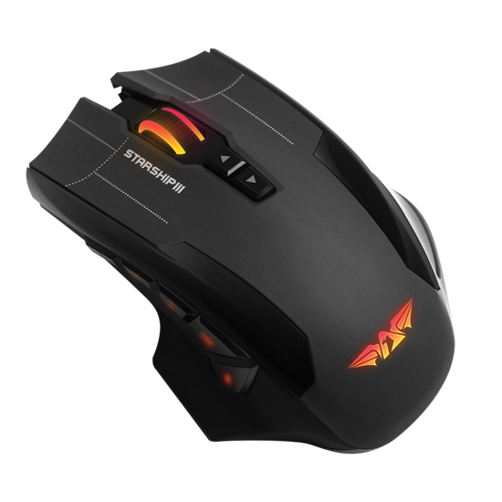 Picture of ARMAGGEDDON Starship III RGB NRO-5 Laser USB Gaming Mouse