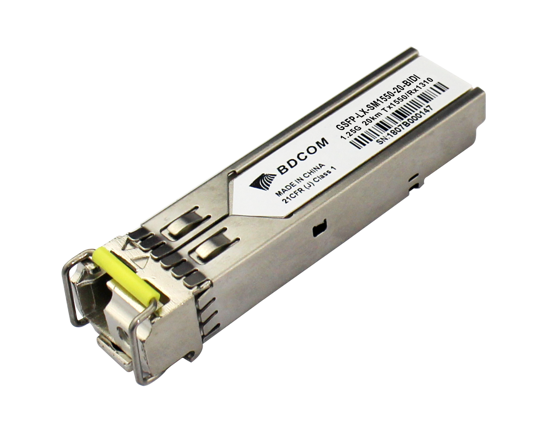 Picture of BDCOM GSFP-LX-SM1550-20-BIDI, 20Km, TX1550/RX1310, LC, DDM