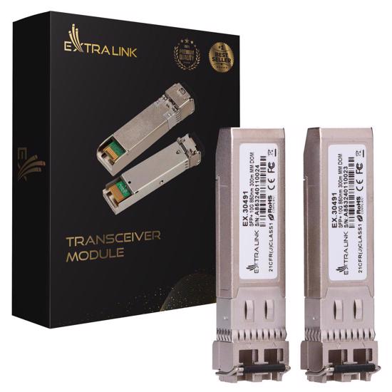Picture of Extralink SFP+ 10G 2-pack ,SFP+ Module, 10Gbps, 850nm, 300m ,MM, multi mode, cena po komadu