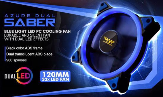 Picture of ARMAGGEDDON Azure Dual Saber Blue LED