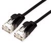 Picture of Secomp Roline UTP Data Center PatchCord, SLIM, Cat6A/Cl.EA, LSOH, black, 0.15m