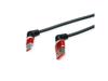 Picture of ROLINE 360° Rotation USB 2.0 Cable, Type C - A, M/M, 60W, Red Black, 2 m
