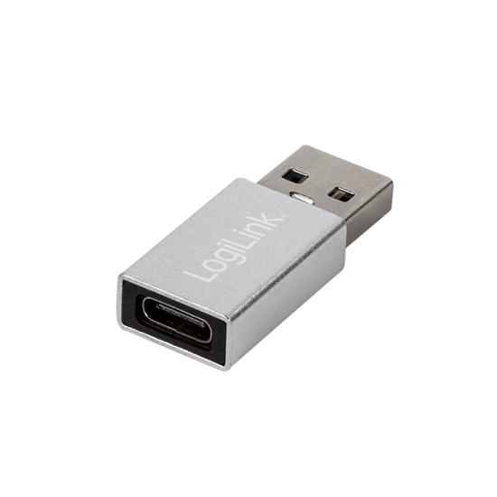 Picture of Logilink USB adapter USB-A/M na USB-C/F, srebrni
