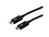 Picture of ROLINE Thunderbolt 4 Cable 40Gbit/s 100W C-C M/M passive crna 0.80 m