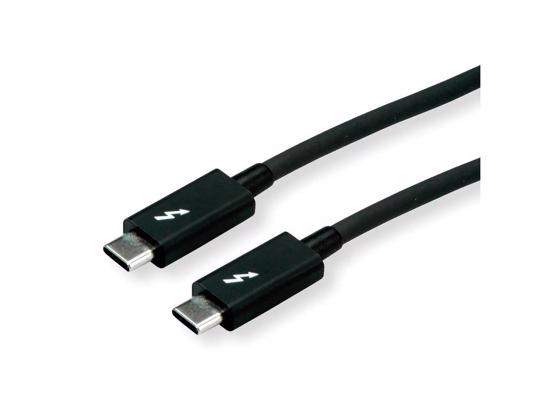 Picture of ROLINE Thunderbolt™ 3 Cable 20GBit/s 5A M/M crna 2 m