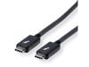 Picture of ROLINE Thunderbolt™ 3 Cable 20GBit/s 5A M/M crna 2 m