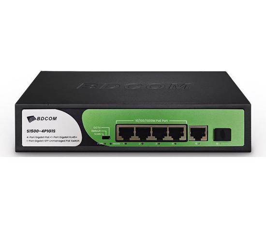 Picture of BDCOM switch S1500-4P1G1S , Poe