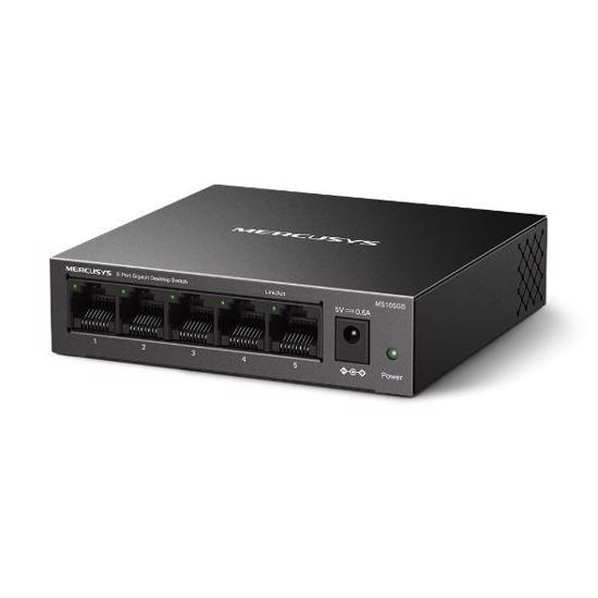Picture of Mercusys MS105GS V2.0 5-Port Gigabit Desktop Switch Metal Housing