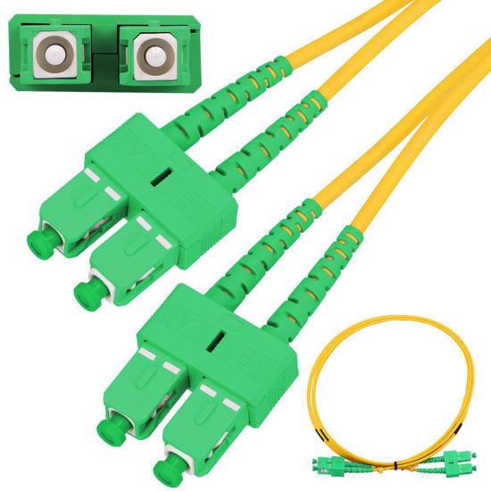 Picture of Extralink Patchcord SC/APC-SC/APC SM G.652D Duplex 3.0mm 1.0m PVC