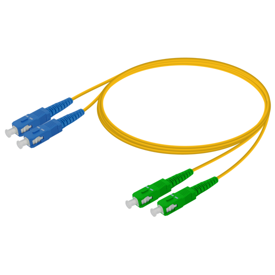 Picture of LanPlus Patchcord SC/UPC-SC/APC SM G.657.A1, Duplex 3.0mm 1.0m