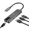 Picture of Logilink Type C HUB, 1 x 2.5 Gb LAN, 1x USB-A 3.0, 2 x USB Type C 2.0