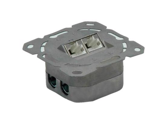 Picture of Secomp Value Cat6A/Cl.EA Flush WallMount Jack STP horizontalni beli