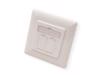 Picture of Secomp Value Cat6A/Cl.EA Flush WallMount Jack STP horizontalni beli