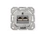 Picture of Secomp Value Cat6A/Cl.EA Flush WallMount Jack STP horizontalni beli
