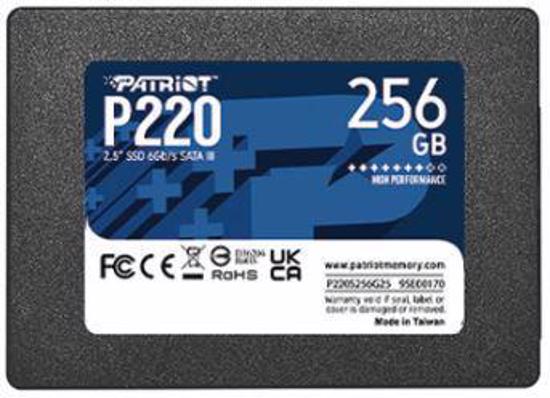 Picture of 256GB Patriot SSD P220 550MBs/490MBs 2,5" P220S256G25