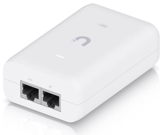 Picture of Ubiquiti U-POE+ Gigabit PoE Injector for U6-Plus, 30W, 48V/0.65a
