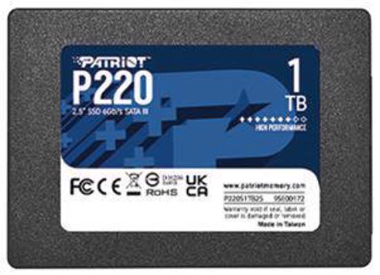 Picture of 1TB Patriot SSD P220 SATA 3 2,5" P220S1TB25
