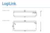 Picture of LogiLink 19" Solid Blank Panel 2U, black